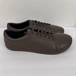 Birchbury Bramfords Shoes Mens Sz 14 Brown Leather Minimalist Barefoot Sneakers